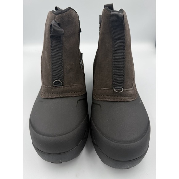 The North Face Men\'s Chilkat V Zip WP Boot Coffee Brown/TNF Black Size 9.5